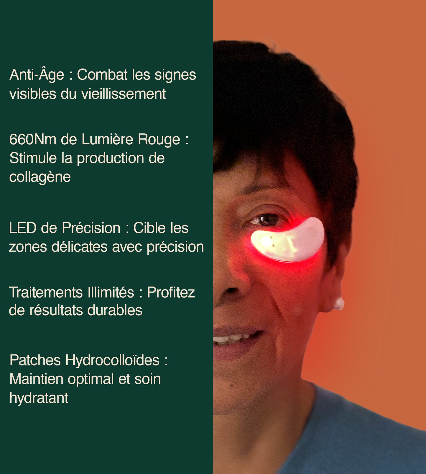 Gloweye Patch LED pour les yeux